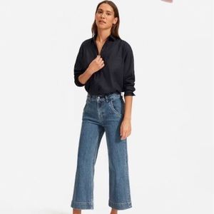 Women's Wide Leg Jean by Everlane Indigo, Size 27